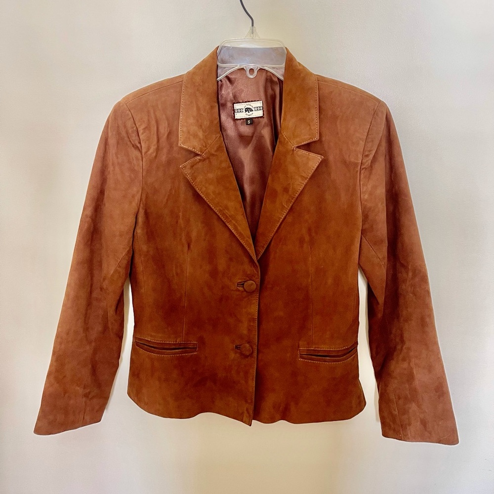 Butter Suede Saddle Blazer